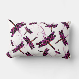 Whimsical Dragonflies Lumbar Cushion