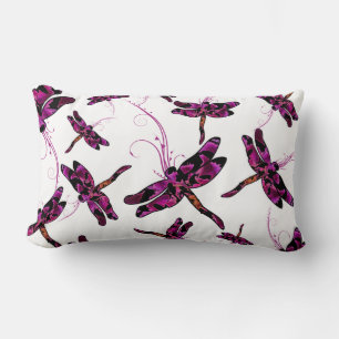 Whimsical Dragonflies Lumbar Cushion
