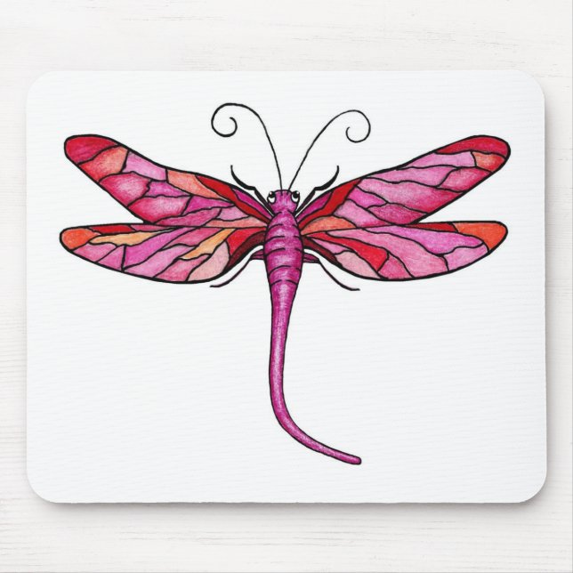 Whimsical Dragonflies Mouse Pad (Front)