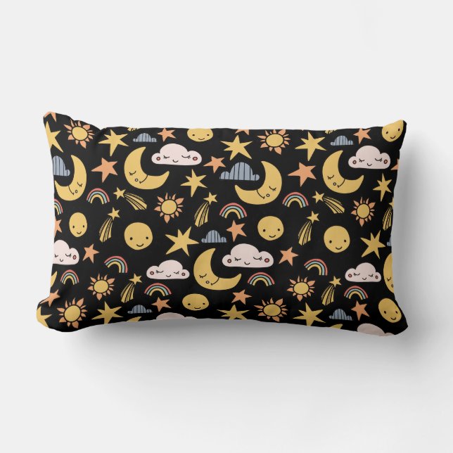 Whimsical Dreams & Magical Creatures Double-Sided  Lumbar Cushion (Front)