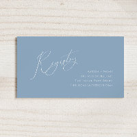 Whimsical Dusty Blue Baby Registry