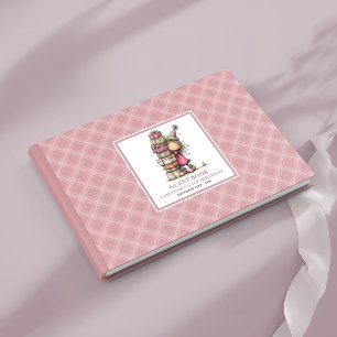 Whimsical dusty pink girl 10th birthday party book