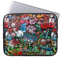 Whimsical dynamic street art Graffiti art pattern
