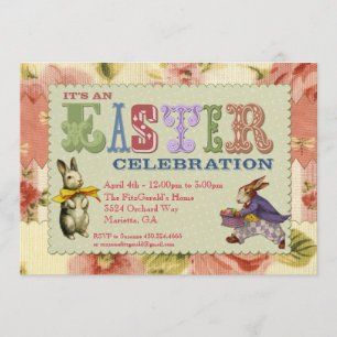 Whimsical Easter Party Invitation
