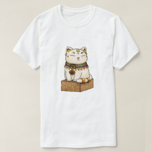 Whimsical Egyptian Cat God Bastet T-Shirt