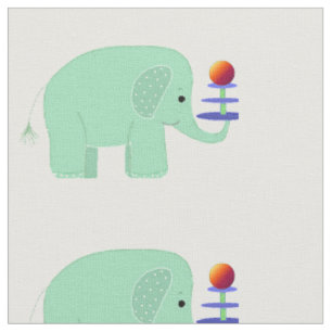 Whimsical Elephants Fabric