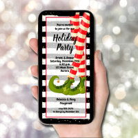 Whimsical Elf Legs Christmas