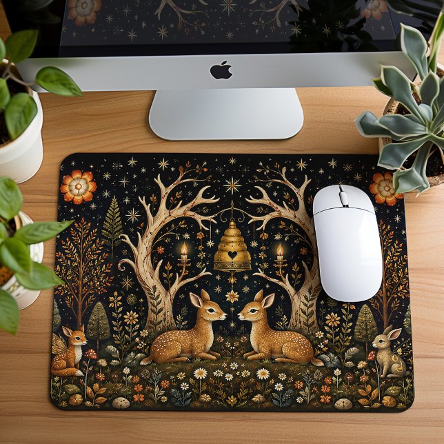 Whimsical Enchanted Forest Fantasy Mouse Pad (Creator Uploaded)