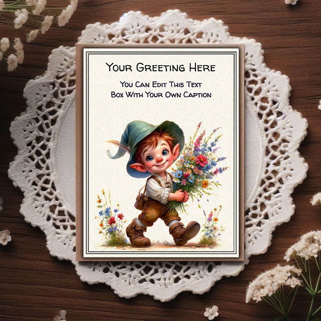 Whimsical Everyday Sentiment Storybook Art   Postcard (Creator Uploaded)