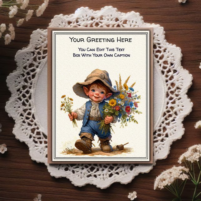 Whimsical Everyday Sentiment Storybook Art   Postcard (Creator Uploaded)