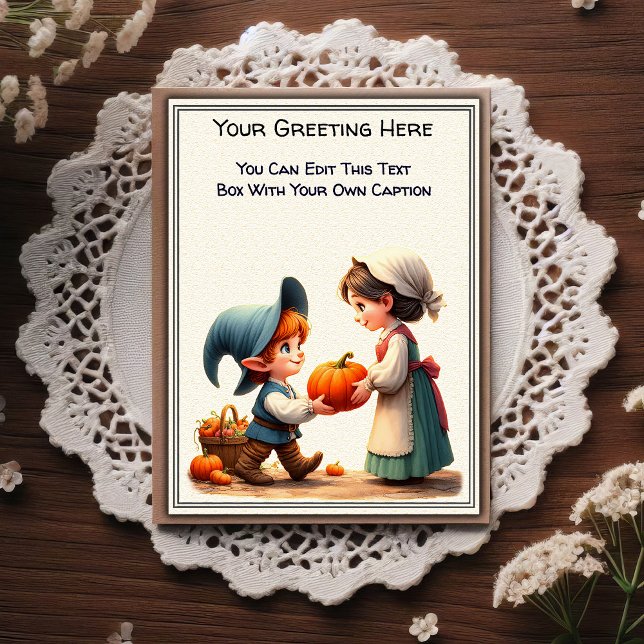 Whimsical Everyday Sentiment Storybook Art   Postcard (Creator Uploaded)