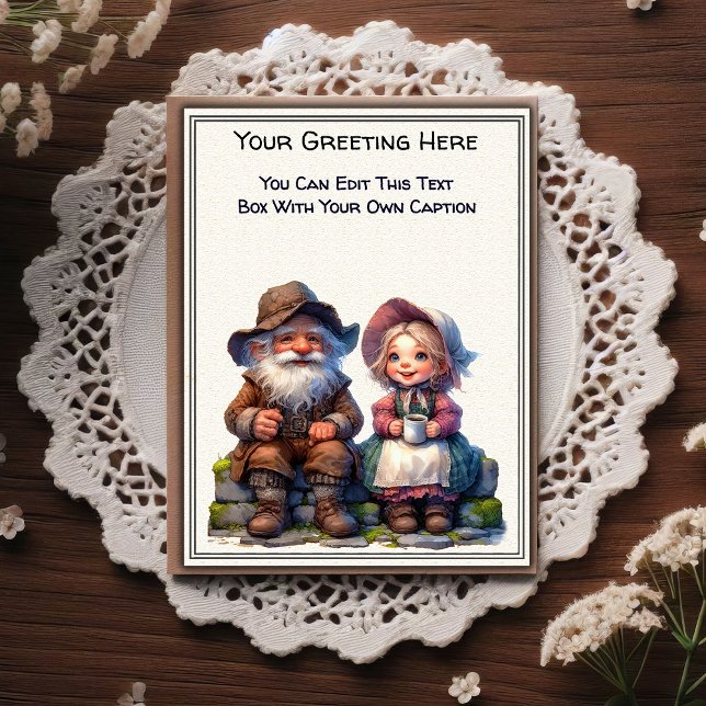 Whimsical Everyday Sentiment Storybook Art   Postcard (Creator Uploaded)