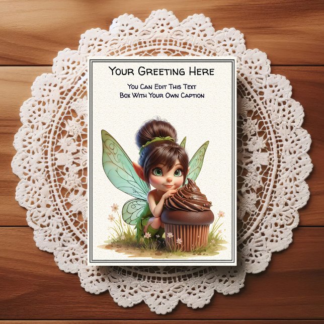 Whimsical Everyday Sentiment Storybook Fairy Postcard (Creator Uploaded)