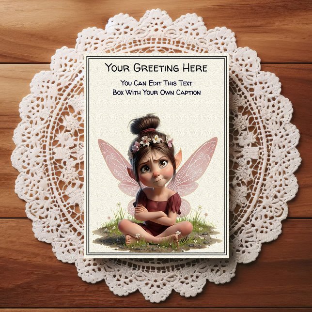 Whimsical Everyday Sentiment Storybook Fairy Postcard (Creator Uploaded)