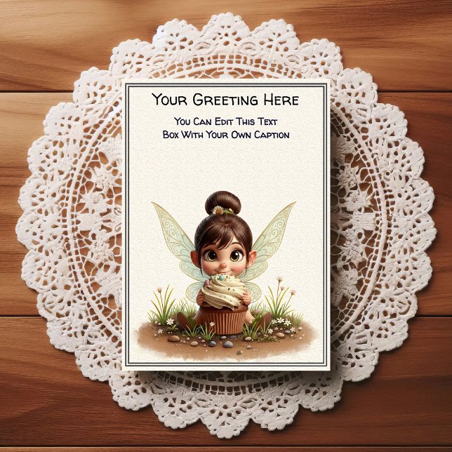 Whimsical Everyday Sentiment Storybook Fairy Postcard (Creator Uploaded)