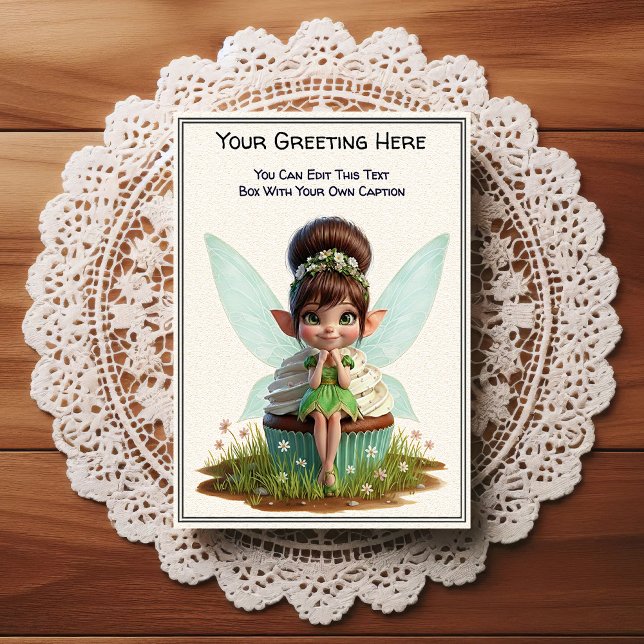 Whimsical Everyday Sentiment Storybook Fairy Postcard (Creator Uploaded)