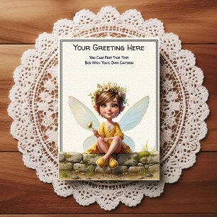 Whimsical Everyday Sentiment Storybook Fairy Postcard