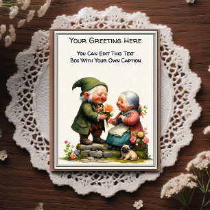 Whimsical Everyday Sentiment Vintage Art Postcard