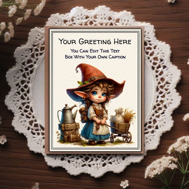 Whimsical Everyday Sentiment Vintage Art Postcard (Creator Uploaded)