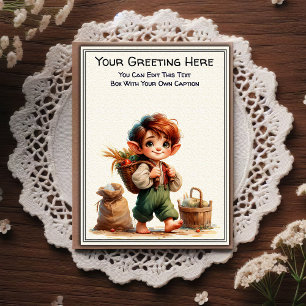 Whimsical Everyday Sentiment Vintage Art Postcard