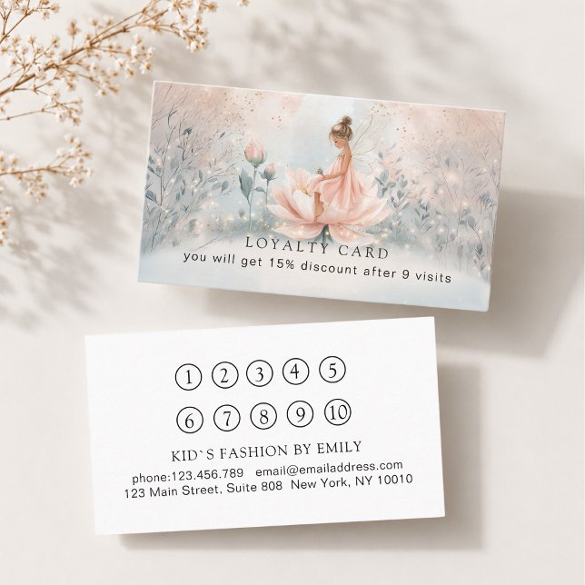 Whimsical Fairy 10 Loyalty Card (Whimsical Fairy 10 Loyalty Card)