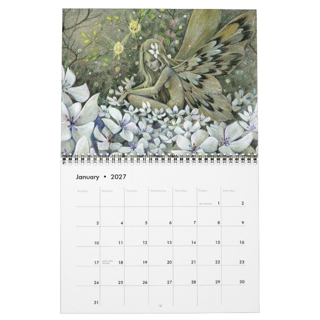 Whimsical Fairy Art Calendar 2015 (Jan 2027)
