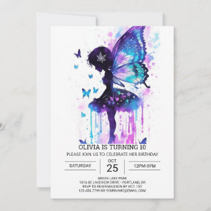 Whimsical Fairy Birthday Wonderland Invitation