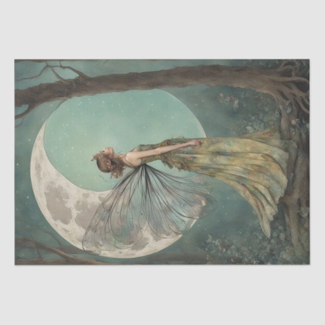 Whimsical Fairy Decoupage Paper (Front)