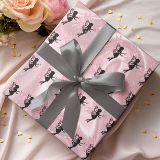 Whimsical fairy gift  wrapping paper