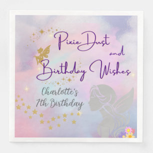 Whimsical Fairy Girl Napkin