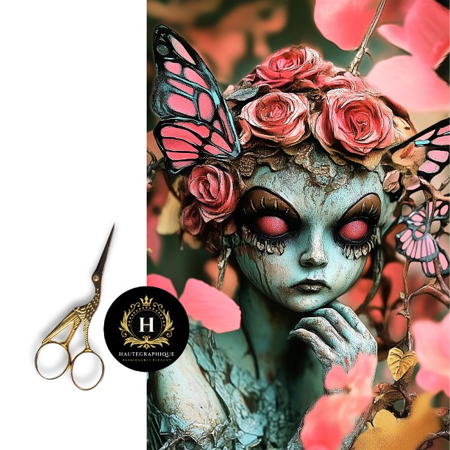 Whimsical Fairy Gothic Paris Gargoyle Decoupage  Tissue Paper (Creator Uploaded)