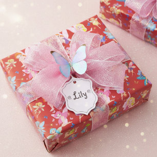 Whimsical Fairy Magic and Colorful Wrapping Paper