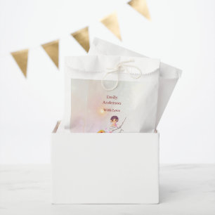 Whimsical Fairy Magical 4th Birthday favor bag