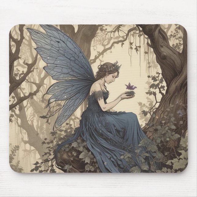 Whimsical fairy Mousepad (Front)