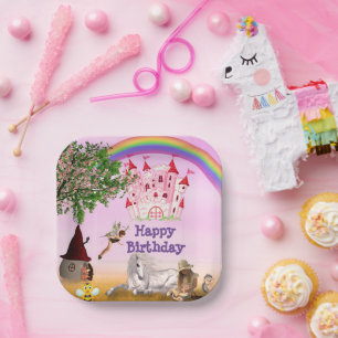 Whimsical Fairy Party Paper Plates