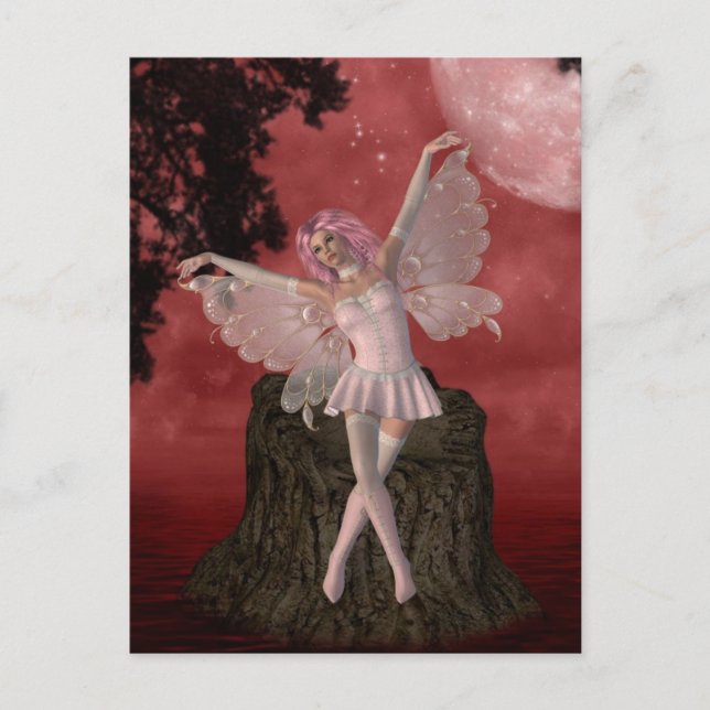Whimsical Fairy Postcard (Front)