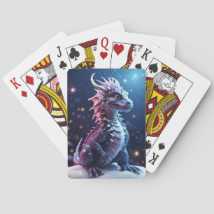 Whimsical Fairytale Dragon Playing Cards