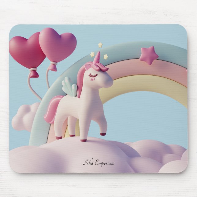 Whimsical Fairytale Landscape Mouse Pad (Front)