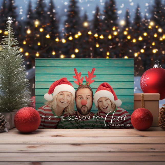 Whimsical Family Photo Holiday Greeting Card (Creator Uploaded)