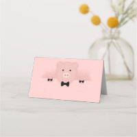 Whimsical & Fancy Pink Pig Cute Farm Animal