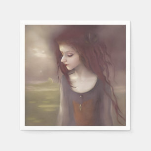 Whimsical Fantasy Little Fairy Napkin