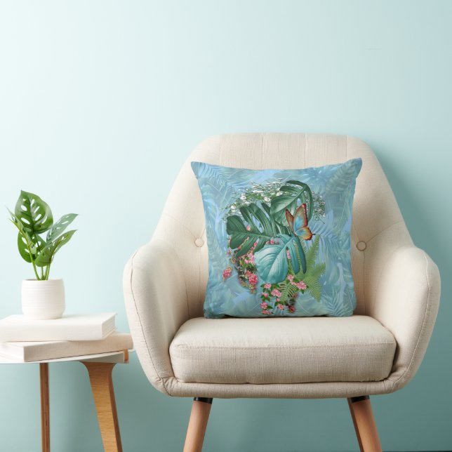 Whimsical Fantasy World with a Tropical Flavour Cushion (Chair)