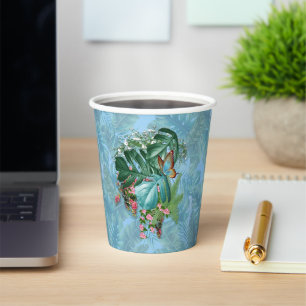 Whimsical Fantasy World with a Tropical Flavour Paper Cups