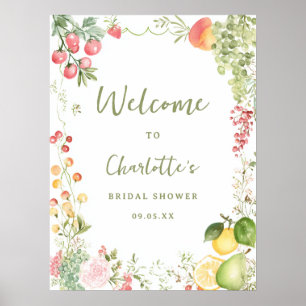 Whimsical Farmers Off the Market Welcome Poster
