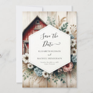 Whimsical Farmyard Barnyard Wedding Save The Date