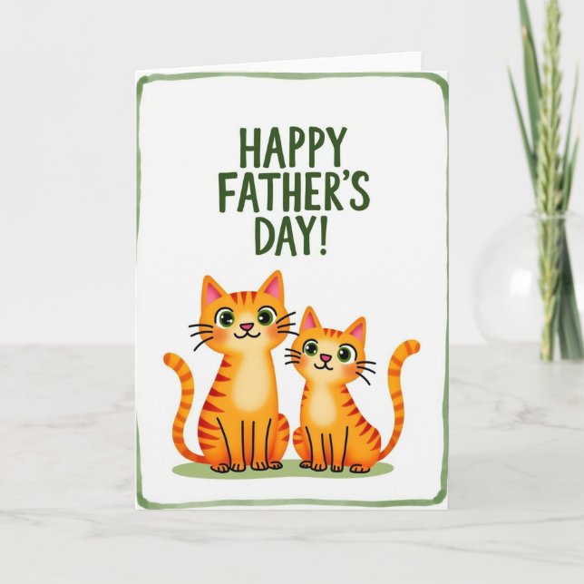 Whimsical Fathers Day Card (Front)