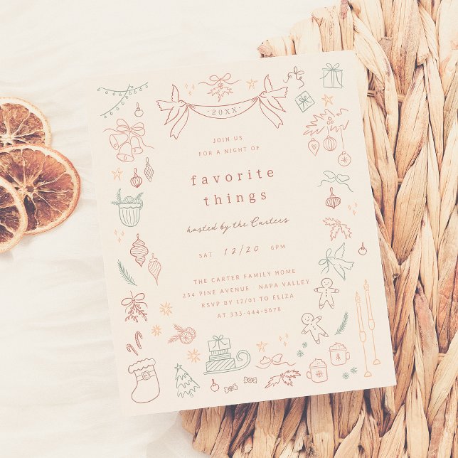 Whimsical Favourite Things Budget Christmas Party (Creator Uploaded)