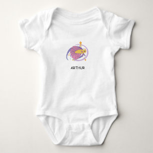 Whimsical Fish Baby Bodysuit