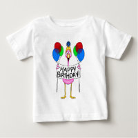 Whimsical Flamingo Happy Birthday Balloons