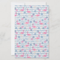 Whimsical Flamingo & Pineapple Pattern